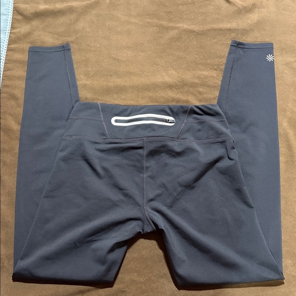 Athleta Gray Yoga Athletic Leggings Size S - Picture 2 of 3